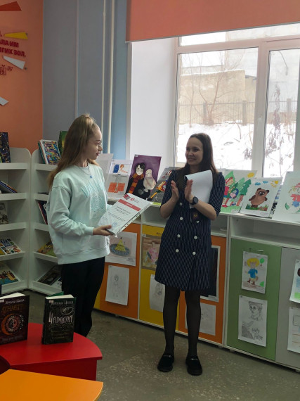 18 апреля в Городской центральной библиотеке им Л.С. Мерзликина прошло награждение победителей конкурса &quot;Мой книжный герой&quot;.